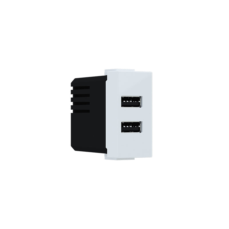 ^ MODYS ΠΡΙΖΑ ΤΡΟΦΟΔΟΣΙΑΣ USB 1 ΣΤ. 2XUSB A+C ΛΕΥΚΟ 5VDC 3A IP20