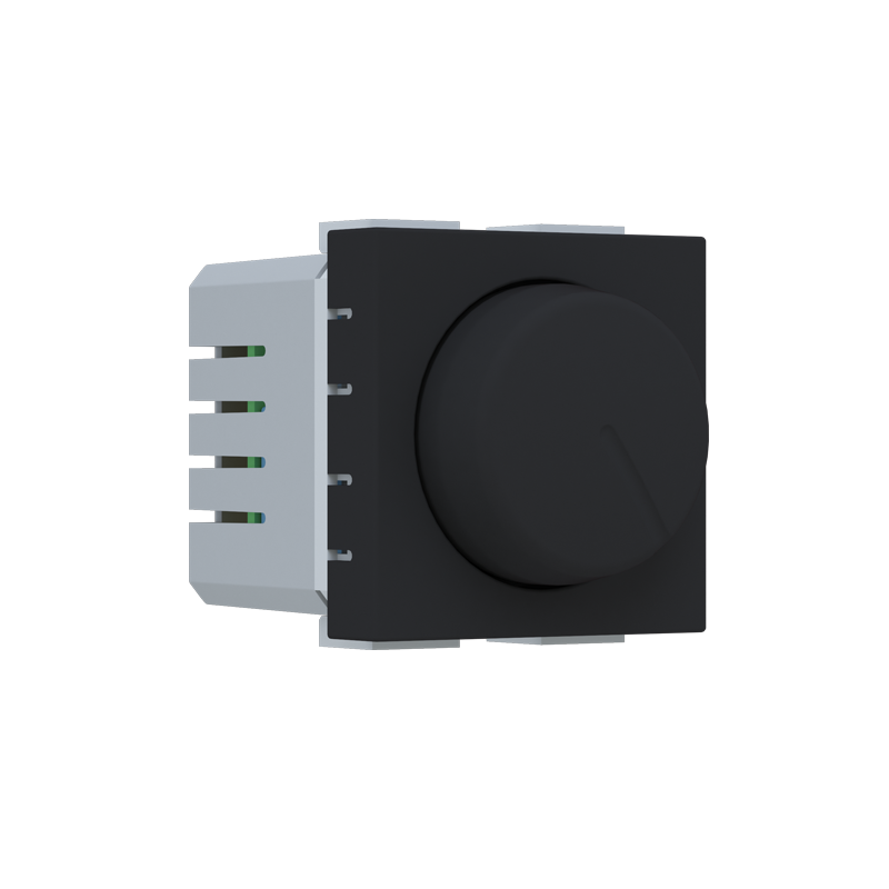 ^ MODYS ΠΕΡΙΣΤΡΟΦΙΚΟ Α/Ρ DIMMER LED (7-110W) 2M 250VAC IP20 ΜΑΥΡΟ ΜΑΤ