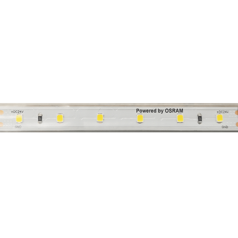 LED SMD STRIP 24V DC 12W/M 3000K 1250LM/M IP66 12MM CRI80 OSRAM 2835 60LEDS/M 3SDCM 5M REEL 5YRS