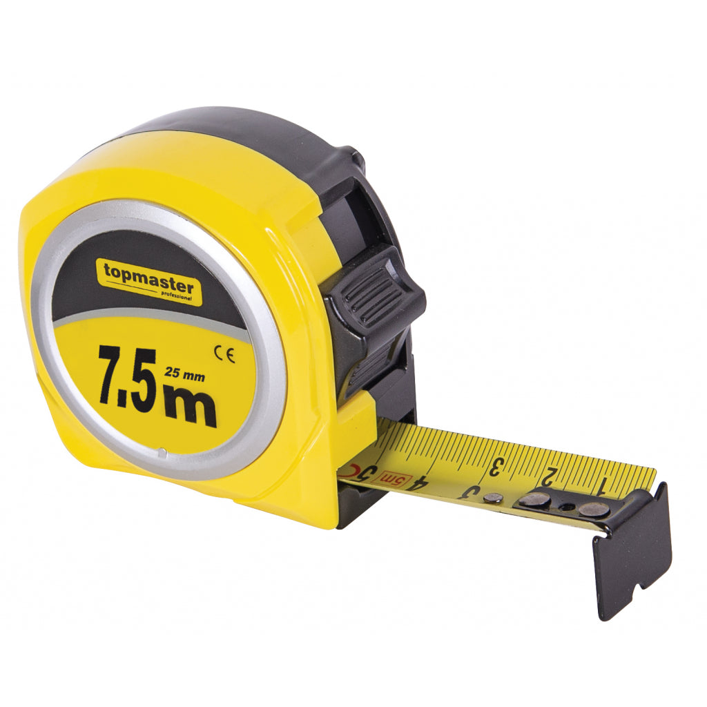 TOP MASTER ΜΕΤΡΟΤΑΙΝΙΑ 7,5Μ*25ΜΜ ΜΕ ΑΥΤΟΜΑΤΗ ΕΠΑΝΑΦΟΡΑ COMPACT 260600