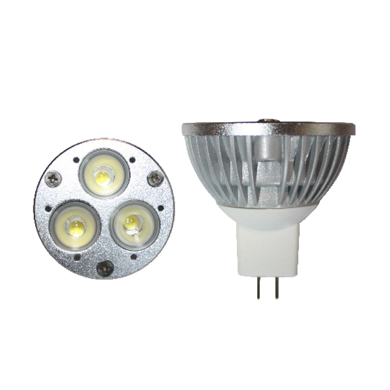ΛΑΜΠΑ MR16 P.LED 3X1W ΨΥΧΡΟ