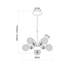Φόρτωση εικόνας στο εργαλείο προβολής Συλλογής, NETTO ΚΡΕΜΑΣΤΟ ΦΩΤΙΣΤΙΚΟ 5XG9 ΚΡΥΣΤΑΛΛΙΝΕΣ ΜΠΑΛΕΣ SKYLAR

