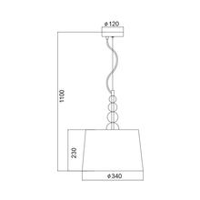 Φόρτωση εικόνας στο εργαλείο προβολής Συλλογής, NETTO ΚΡΕΜΑΣΤΟ ΜΕ ΓΥΑΛΙ-ΑΣΗΜΙ ΚΑΠΕΛΟ Φ34 1ΧΕ27 OLIVIA
