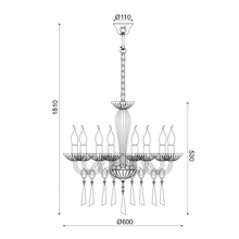 Φόρτωση εικόνας στο εργαλείο προβολής Συλλογής, ^NETTO ΚΡΕΜ Φ/Σ 8ΧΕ14 ΔΙΑΦΑΝΟ ΚΡΥΣΤΑΛΛΟ+ΧΡΩΜΙΟ ΜΕΤΑΛΛΟ Φ60ΧΗ181CM VIOLET
