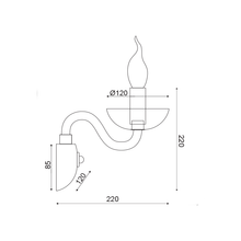 Φόρτωση εικόνας στο εργαλείο προβολής Συλλογής, ^NETTO ΕΠΙΤΟΙΧΟ Φ/Σ 1ΧΕ14 COGNAC ΚΡΥΣΤΑΛΛΟ+ΧΡΩΜΙΟ ΜΕΤΑΛΛΟ 22X30CM LUNARIA
