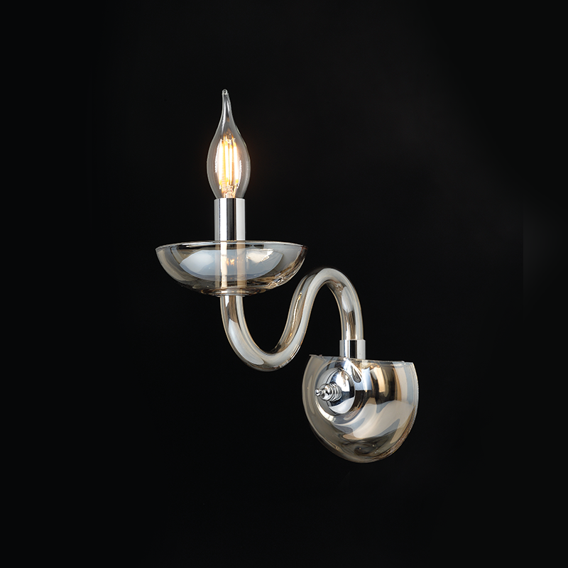 ^NETTO ΕΠΙΤΟΙΧΟ Φ/Σ 1ΧΕ14 COGNAC ΚΡΥΣΤΑΛΛΟ+ΧΡΩΜΙΟ ΜΕΤΑΛΛΟ 22X30CM LUNARIA