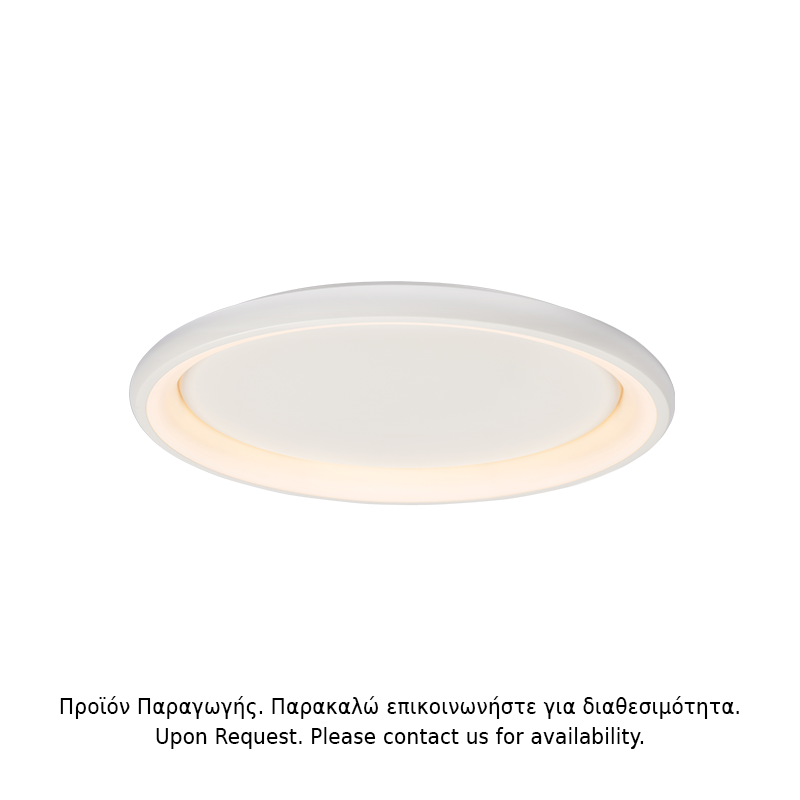 ΥΠΟ ΚΑΤΑΡΓΗΣΗ ΟΡΟΦΗΣ Φ/Σ LED 48W DIMMER 3000K 4610LM ΛΕΥΚΟ ΜΕΤΑΛΛΙΚΟ D61XH8,5CM DIANA