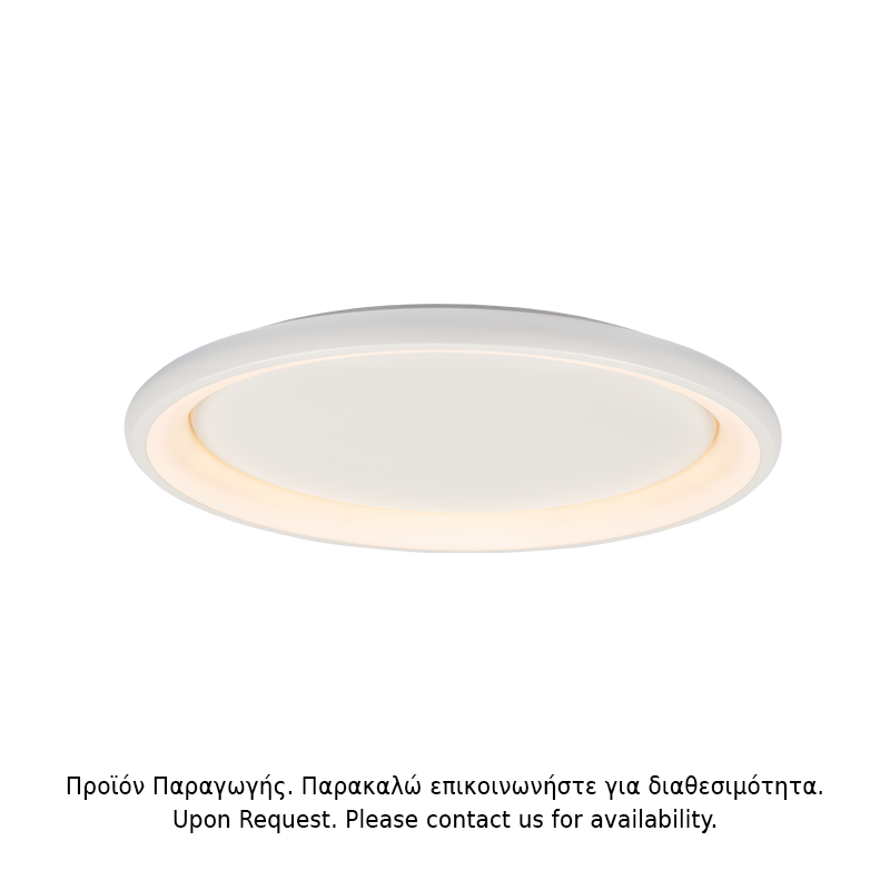 ΥΠΟ ΚΑΤΑΡΓΗΣΗ ΟΡΟΦΗΣ Φ/Σ LED 100W DIMMER 3000K 7010LM ΛΕΥΚΟ ΜΕΤΑΛΛΙΚΟ D81XH8,5CM DIANA