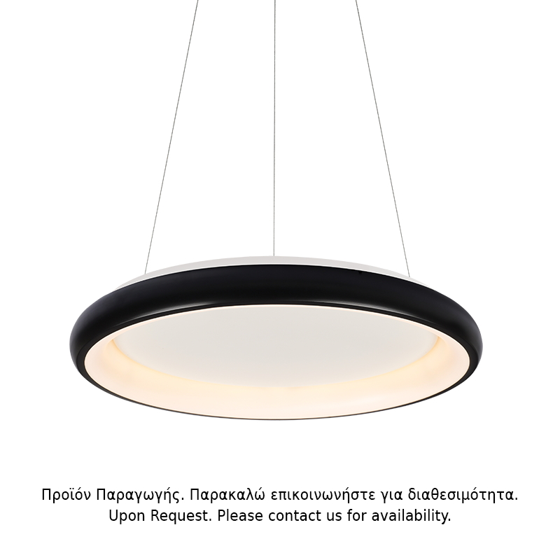 ΥΠΟ ΚΑΤΑΡΓΗΣΗ ΚΡΕΜΑΣΤΟ Φ/Σ LED 100W 3000K 7010LM ΜΑΥΡΟ ΜΕΤΑΛΛΙΚΟ D81XH120CM DIANA