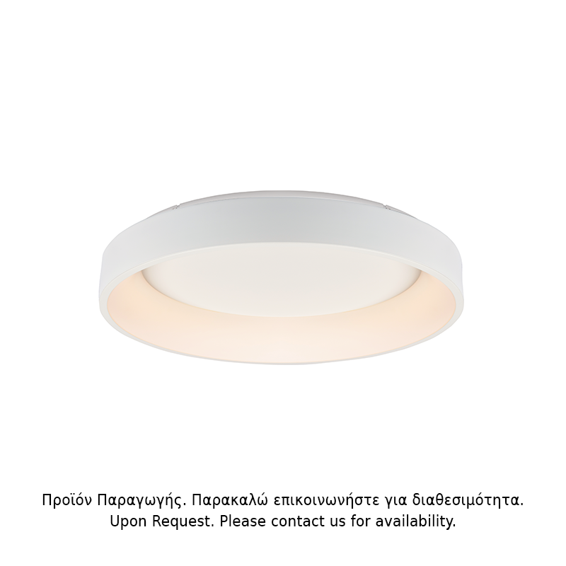 ΥΠΟ ΚΑΤΑΡΓΗΣΗ ΟΡΟΦΗΣ Φ/Σ LED 80W DIMMER 3000K 4100LM ΛΕΥΚΟ ΜΕΤΑΛΛΙΚΟ D78XH14CM APOLLO