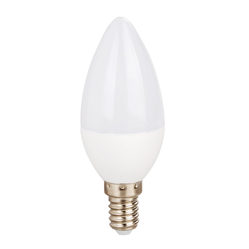 LED SMD E14 C37 8W 4000K 230V AC 740LM RA80 30000H 200°