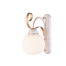 Φόρτωση εικόνας στο εργαλείο προβολής Συλλογής, NETTO ΕΠΙΤΟΙΧ 1ΧΕ27 ΜΕΤΑΛ ΠΑΤΙΝ ΛΕΥΚ ΧΡΥΣ+ΟΠΑΛ ΓΥΑΛ 13,5Χ25,2Χ22CM FOYER
