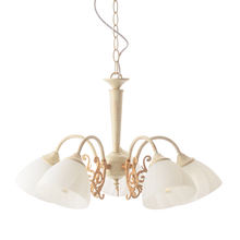 Φόρτωση εικόνας στο εργαλείο προβολής Συλλογής, NETTO ΚΡΕΜΑΣΤΟ Φ/Σ 5XE14 ΠΑΤΙΝΑ - ΛΕΥΚΟ ΓΥΑΛΙ Φ61cm PERONE
