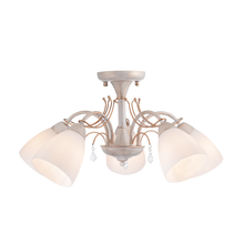 Φόρτωση εικόνας στο εργαλείο προβολής Συλλογής, NETTO ΟΡΟΦΗΣ 5ΧΕ14 ΜΕΤΑΛ ΠΑΤΙΝΑ ΧΡΥΣΟ+ΛΕΥΚΟ ΓΥΑΛ+ΚΡΥΣΤΑΛ Φ54ΧΗ27CM QUINCE
