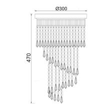 Φόρτωση εικόνας στο εργαλείο προβολής Συλλογής, NETTO ΚΡΕΜΑΣΤΟ Φ/Σ 5ΧΕ14 ΚΡΥΣΤΑΛΛΟ+ΝΙΚΕΛ Φ30ΧΗ47CM ITEA
