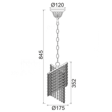Φόρτωση εικόνας στο εργαλείο προβολής Συλλογής, NETTO ΚΡΕΜΑΣΤΟ Φ/Σ 1ΧΕ27 ΚΡΥΣΤΑΛΛΟ+ΝΙΚΕΛ Φ17,5ΧΗ84,5CM ELIZA
