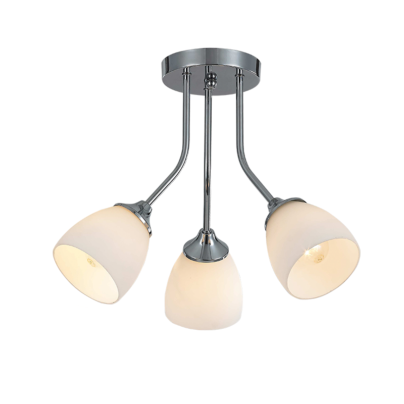 NETTO ΟΡΟΦΗΣ ΧΡΩΜΙΟ ΜΕ ΓΥΑΛΙ Φ38CM 3XE14 REA