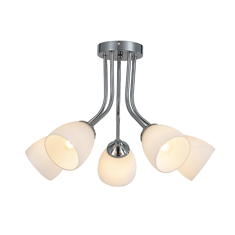 NETTO ΟΡΟΦΗΣ ΧΡΩΜΙΟ ΜΕ ΓΥΑΛΙ Φ50CM 5XE14 REA