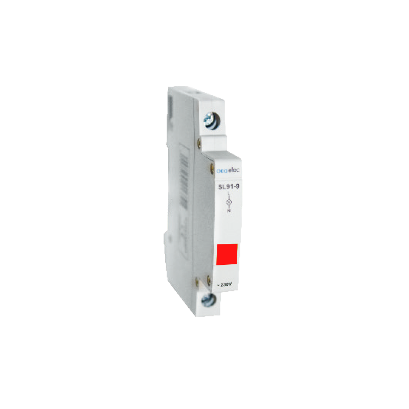 INDICATOR LAMP SINGLE RED 16A 230V 0,5M