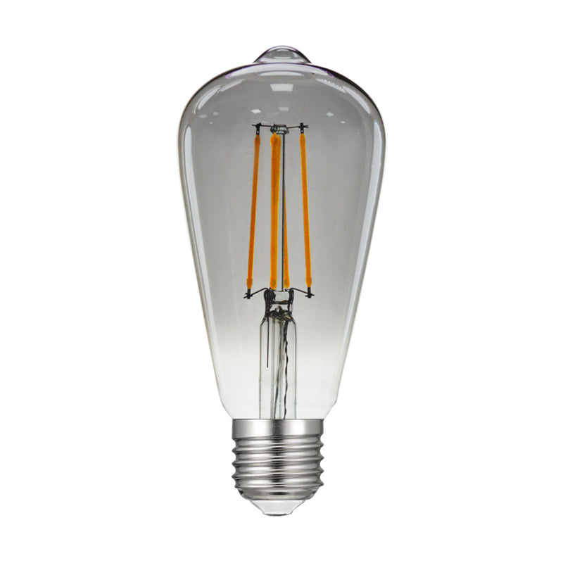 LED FILAMENT E27 ST64 SMOKY DIM 8W 2700K 230V AC 550LM RA80