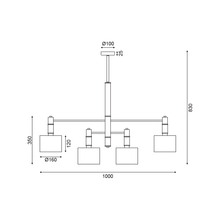 Φόρτωση εικόνας στο εργαλείο προβολής Συλλογής, ^NETTO ΚΡΕΜΑΣΤΟ Φ/Σ 4ΧΕ14 ΧΡΥΣΟ/ΜΑΥΡΟ ΜΕΤΑΛΛΙΚΟ+ΛΕΥΚΑ ΑΜΠΑΖΟΥΡ D100XH83CM MIZAR
