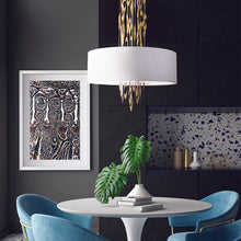 Φόρτωση εικόνας στο εργαλείο προβολής Συλλογής, ^NETTO ΚΡΕΜΑΣΤΟ Φ/Σ 5ΧΕ14 CASCADA ΧΡΥΣΟ ΜΕΤ/ΚΟ + ΛΕΥΚΟ ΥΦΑΣΜΑ D60XH100CM
