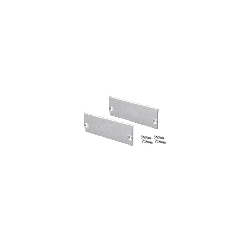 SET OF METAL END CAPS FOR P234, 2 PCS WITHOUT HOLE