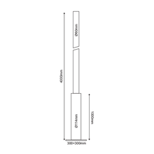 Φόρτωση εικόνας στο εργαλείο προβολής Συλλογής, ΚΟΛΩΝΑ ΧΑΛΥΒΔΙΝΗ Φ60/114 4 ΜΕΤΡΩΝ 3mm ME ΘΥΡΙΔΑ ΕΠΙΣΚΕΨΗΣ RAL 7016, ΠΛΑΚΑ ΕΔΡΑΣΗΣ 300Χ300Χ10

