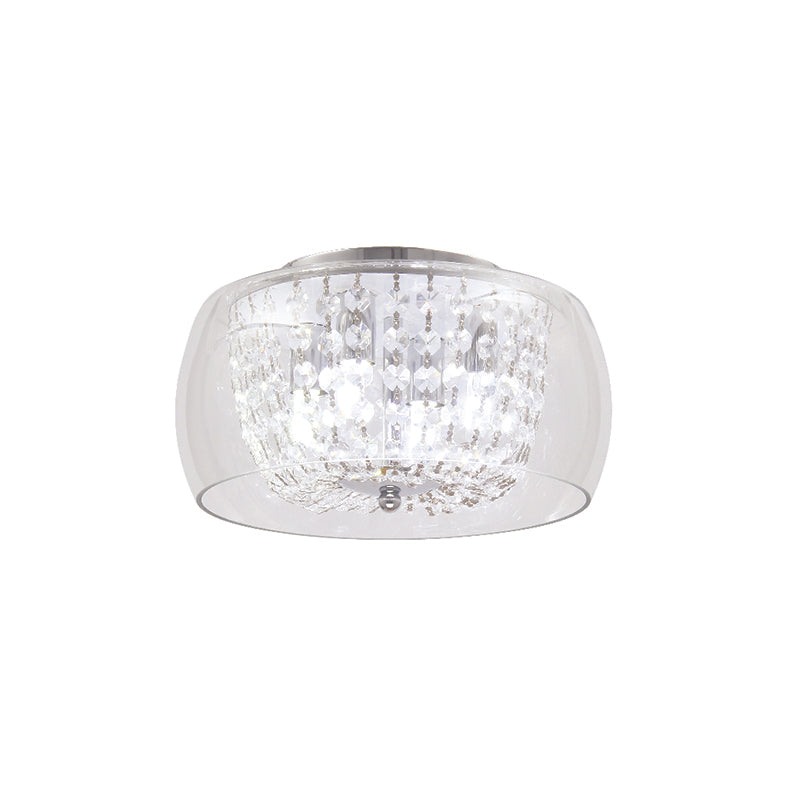 NETTO ΟΡΟΦΗΣ ΚΡΥΣΤΑΛΛΟ - ΓΥΑΛΙ Φ30CM 4ΧG9 YVONNE
