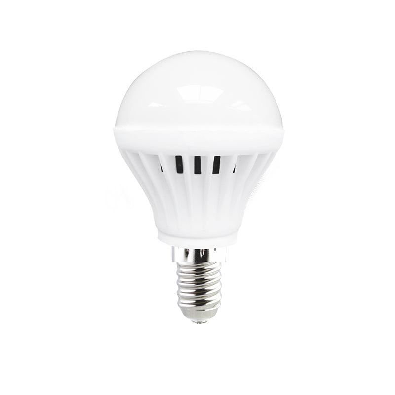 LED SMD E14 G50 3W 3000K 230V AC 210LM RA80 20000H 180°