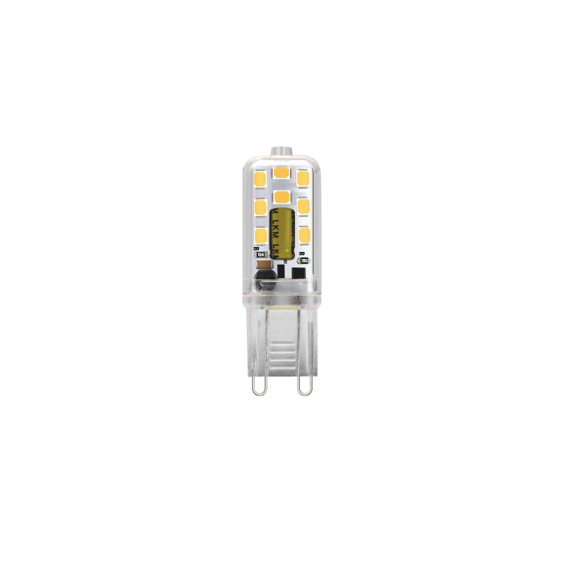 LED SMD G9 3W 3000K 230V AC 250LM RA80 30000H 300° PLASTIC CLEAR