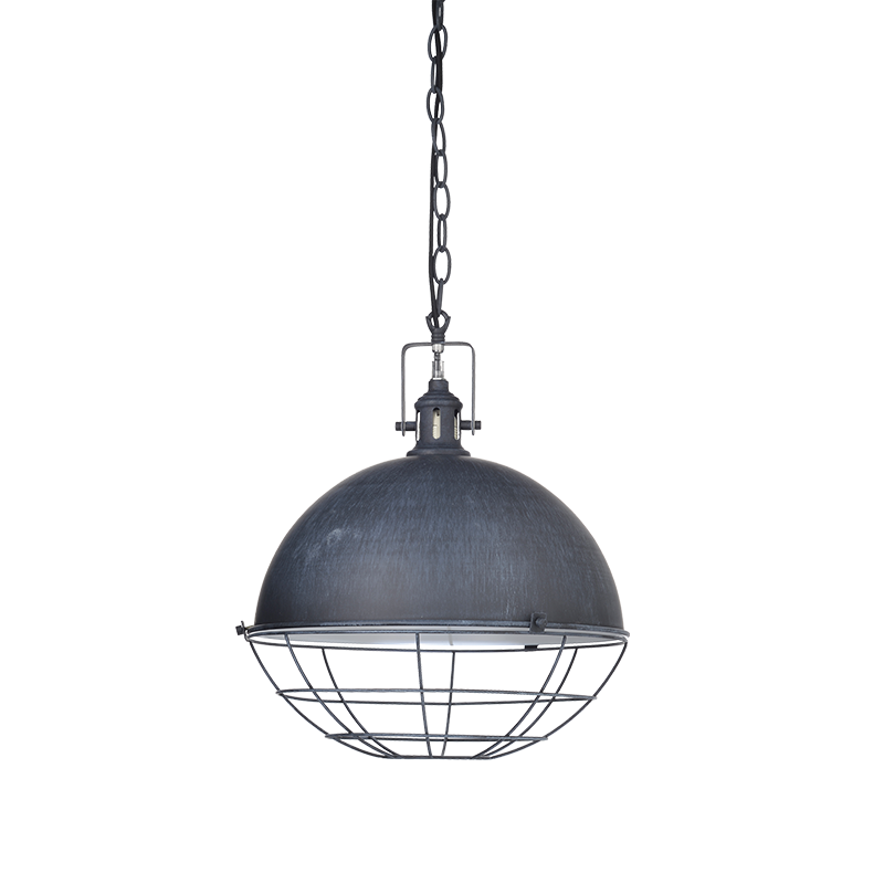 NETTO ΚΡΕΜΑΣΤΟ Φ/Σ 1ΧΕ27 ΜΕΤΑΛΛΙΚΟ ΓΚΡΙ Φ35ΧΗ120CM HAMMER