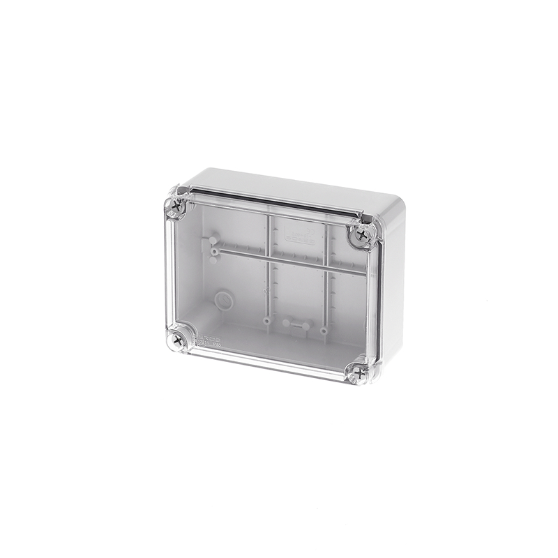 190X140X75 SURF BOX TRANSARENT LID IP65