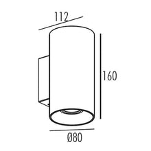 Φόρτωση εικόνας στο εργαλείο προβολής Συλλογής, NETTO LED ΑΠΛ.ΤΟΙΧ 230V 2X7W 677Lm 3000K 36,5°EXTRUS UPDOWN ΤΕΤΡΑΓ

