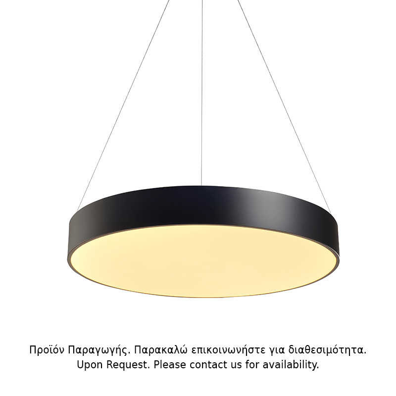 ΚΡΕΜΑΣΤΟ Φ/Σ LED 60W 5600LM CCT ΜΑΥΡΟ ΜΕΤ/ΚΟ D75XH130CM OPTIMUS