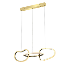 Φόρτωση εικόνας στο εργαλείο προβολής Συλλογής, ΚΡΕΜΑΣΤΟ Φ/Σ LED 42W 3300LM CCT IP20 ΧΡΥΣΟ ΑΤΣΑΛΙ + ΑΚΡΥΛΙΚΟ
