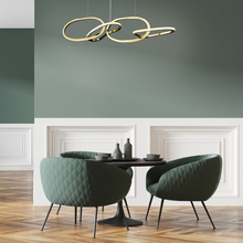 Φόρτωση εικόνας στο εργαλείο προβολής Συλλογής, ΚΡΕΜΑΣΤΟ Φ/Σ LED 60W 4800LM CCT IP20 ΧΡΥΣΟ ΑΤΣΑΛΙ + ΑΚΡΥΛΙΚΟ
