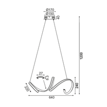 Φόρτωση εικόνας στο εργαλείο προβολής Συλλογής, ^ΚΡΕΜΑΣΤΟ Φ/Σ LED 40W 3000K 2400LM ΛΕΥΚΟ ΑΛΟΥΜΙΝΙΟ 64X22ΧΗ120CM CLEO
