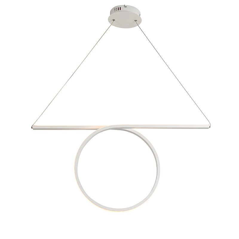NETTO ΚΡΕΜΑΣΤΟ Φ/Σ LED 43W 3000K 2580LM ΛΕΥΚΟ ΑΛΟΥΜΙΝΙΟ 88Χ17ΧΗ120CM ZERO