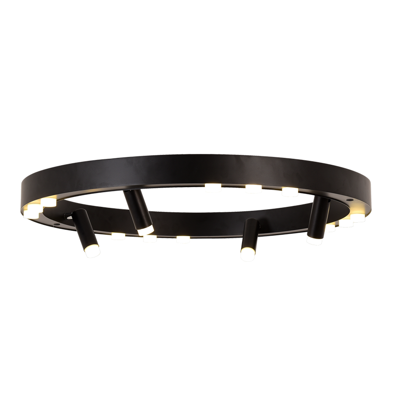 NETTO ΟΡΟΦΗΣ Φ/Σ LED 48W COB ΜΑΥΡΟ ΑΛΟΥΜΙΝΙΟ 3000K 4320LM D65ΧΗ6,5CM MAGNETO