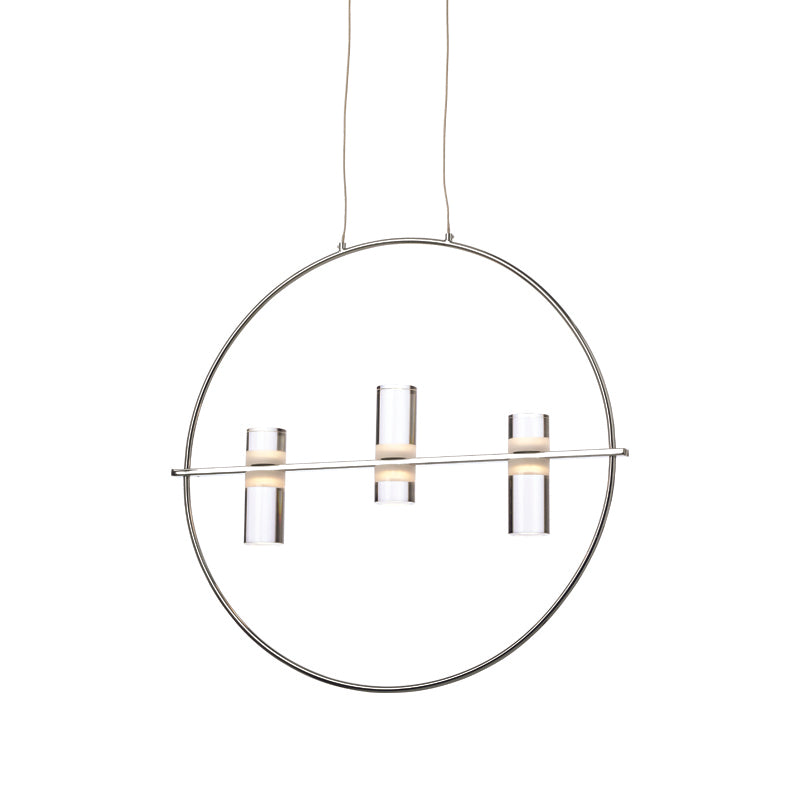NETTO ΚΡΕΜΑΣΤΟ Φ/Σ LED2835 12W ΧΡΩΜΙΟ ΑΛΟΥΜΙΝΙΟ 3000Κ 1080LM D53XH173CM IONIAN