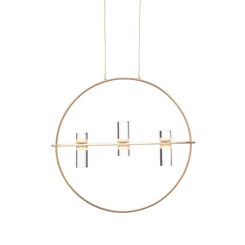 NETTO ΚΡΕΜΑΣΤΟ Φ/Σ LED2835 12W ΧΡΥΣΟ ΑΛΟΥΜΙΝΙΟ 3000Κ 1080LM D53XH173CM IONIAN