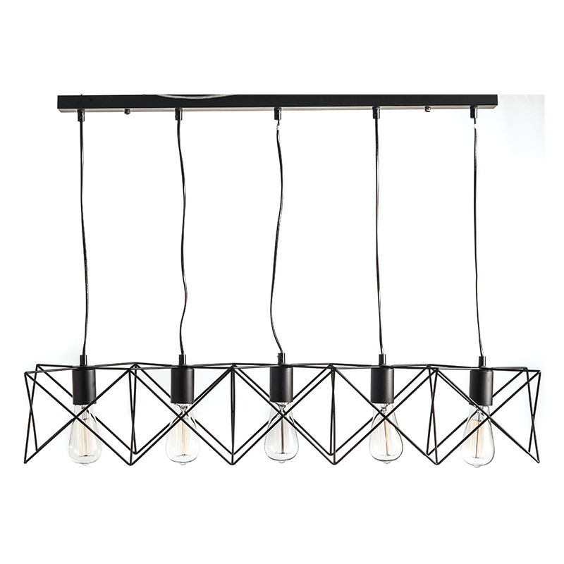 NETTO ΚΡΕΜΑΣΤΟ ΜΕΤΑΛΛΙΚΟ ΠΛΕΓΜΑ ΜΑΥΡΟ 5ΧE27 ANDY