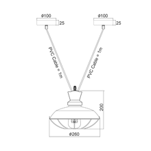 Φόρτωση εικόνας στο εργαλείο προβολής Συλλογής, NETTO ΜΕΤΑΛΛΙΚΗ ΚΑΜΠΑΝΑ ΜΑΥΡΗ ΠΛΕΓΜΑ 1ΧE27 2ΒΑΣΕΩΝ Φ26,5CM ANGELA
