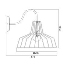 Φόρτωση εικόνας στο εργαλείο προβολής Συλλογής, NETTO ΑΠΛΙΚΑ ΜΕΤΑΛΛΙΚΗ ΜΑΥΡΗ ΚΑΜΠΑΝΑ 1 Χ Ε27 Φ30CM HADES
