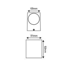 Φόρτωση εικόνας στο εργαλείο προβολής Συλλογής, ^GU10 WALL LUMINAIRE 230V AC GOLDEN BLACK IP65 MAX.35W
