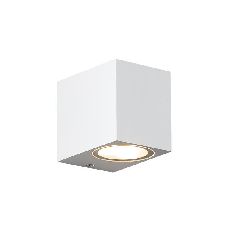 ^GU10 WALL LUMINAIRE 230V AC MATT WHITE IP65 MAX.35W