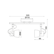 Φόρτωση εικόνας στο εργαλείο προβολής Συλλογής, NETTO ΕΠΙΤΟΙΧΟ Φ/Σ 2ΧGU10 ΤΣΙΜΕΝΤΟ+ΜΕΤΑΛΛΟ 30Χ11ΧΗ18CM PEPPER
