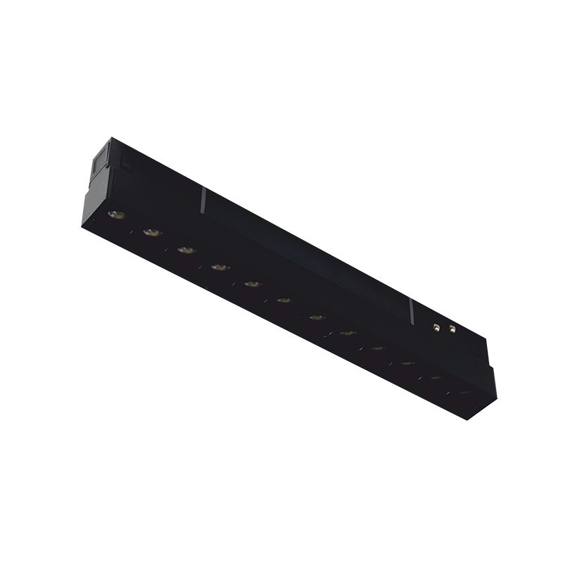 ΜΑΥΡΟ ΜΑΤ ΜΑΓΝΗΤΙΚΟ ΓΡΑΜΜΙΚΟ ΦΩΤΙΣΤΙΚΟ 48V DC 12W 3000K 1000LM 36° OSRAM RA90 L220MM