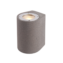 Φόρτωση εικόνας στο εργαλείο προβολής Συλλογής, ^ΣΤΡΟΓΓΥΛΟ ΕΠΙΤΟΙΧΟ ΦΩΤΙΣΤΙΚΟ IP65 GU10 ΜΑΥΡΟ ΤΣΙΜΕΝΤΟ
